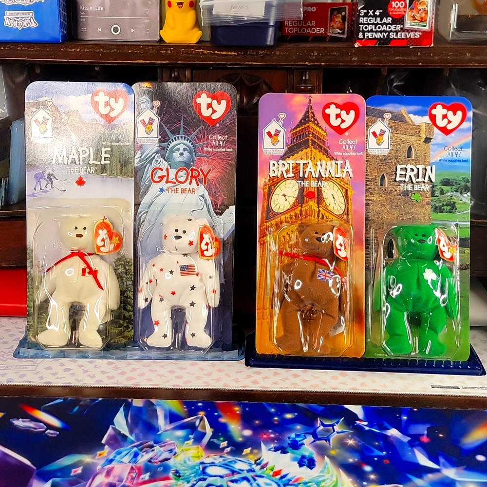 McDonald's Ty Beanie Babies Set Of 4